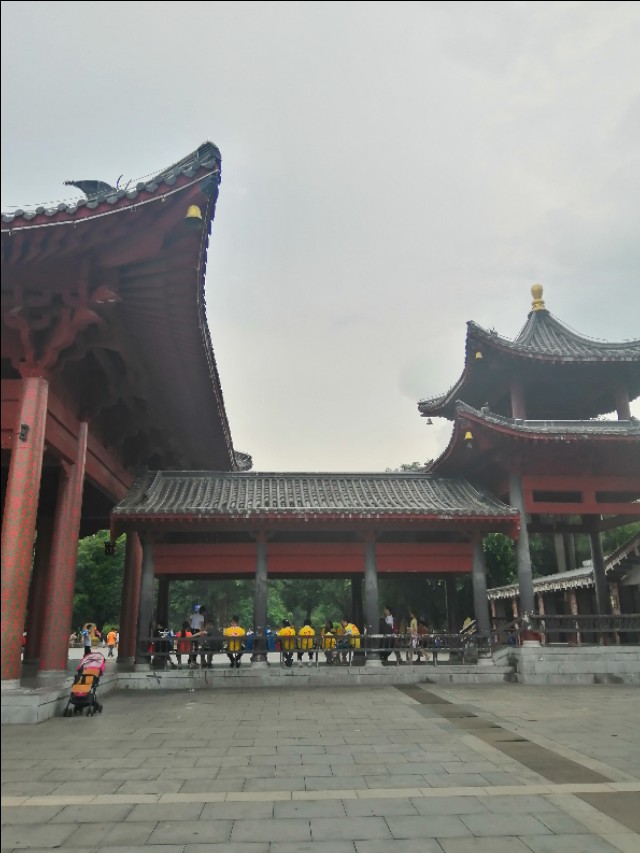 东莞旗峰公园掠影,东莞旗峰公园大体俯视图片