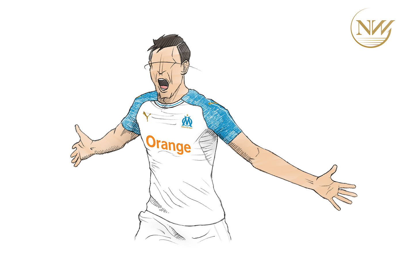 彪马球衣的暗纹设计，充满细节