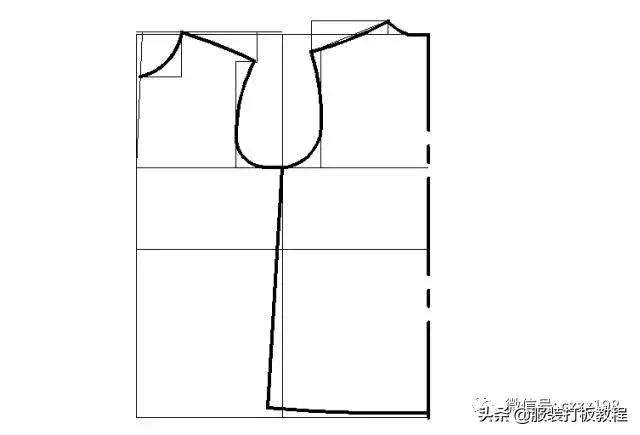 红升服装设计班裁剪中式男装,服装裁剪最基本教程