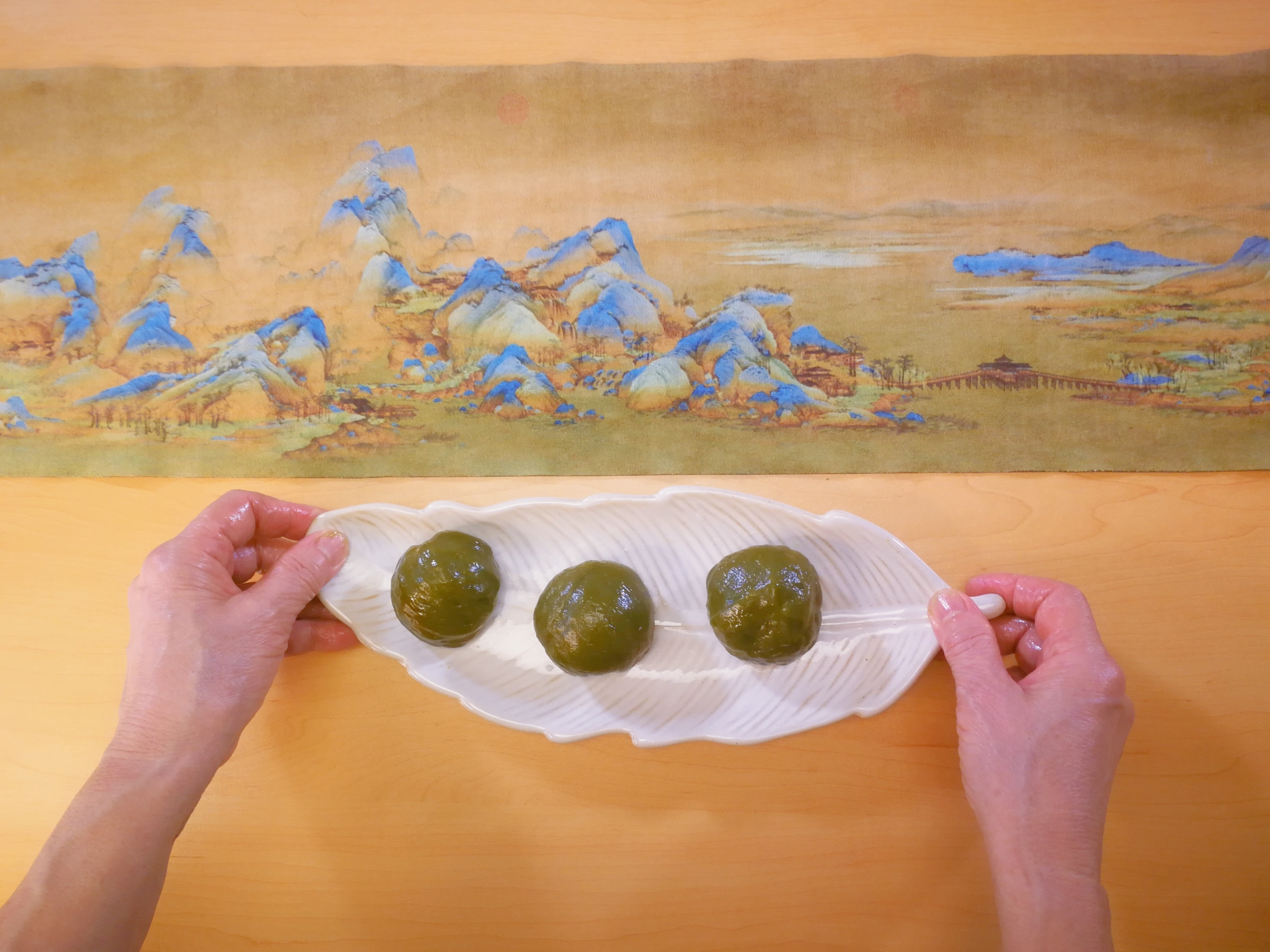 莲花妈妈快手版青团有诀窍，黄金比例配方简单易学，Q弹软糯清香