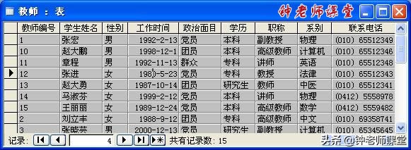 access2010数据表设计视图,access第二章数据库和表