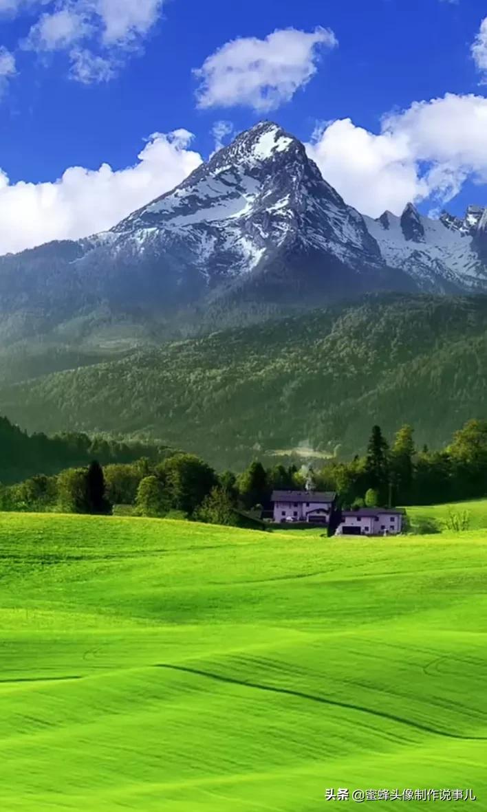 清新养眼青山绿水风景桌面壁纸,壁纸图片蓝天白云青山绿水