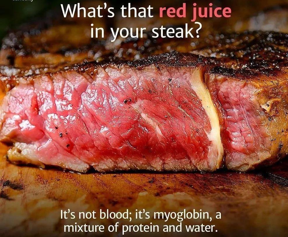 牛排中间的红色血液可以吃吗,牛排的血水能吃吗