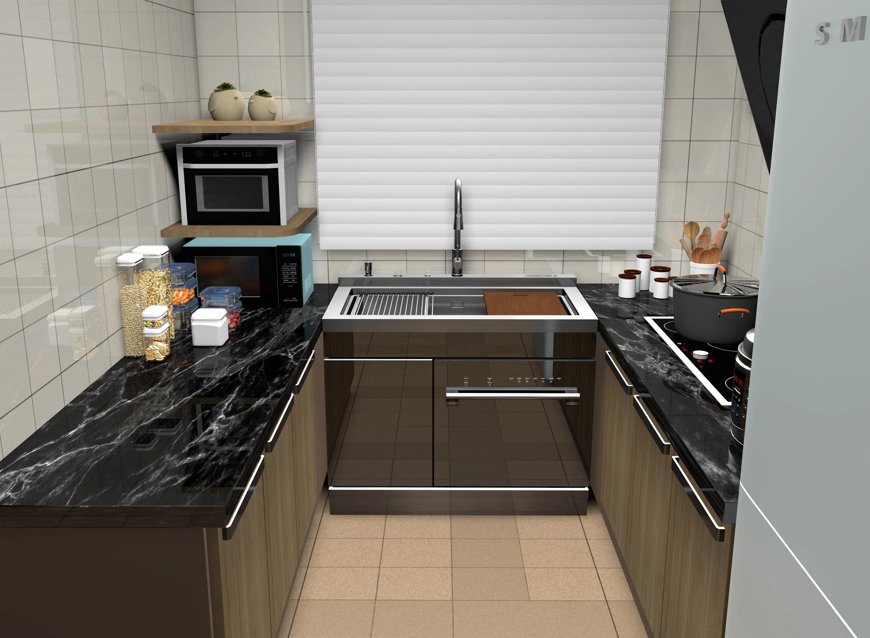 厨房手套破了怎么补救,厨房对着卫生间怎么破