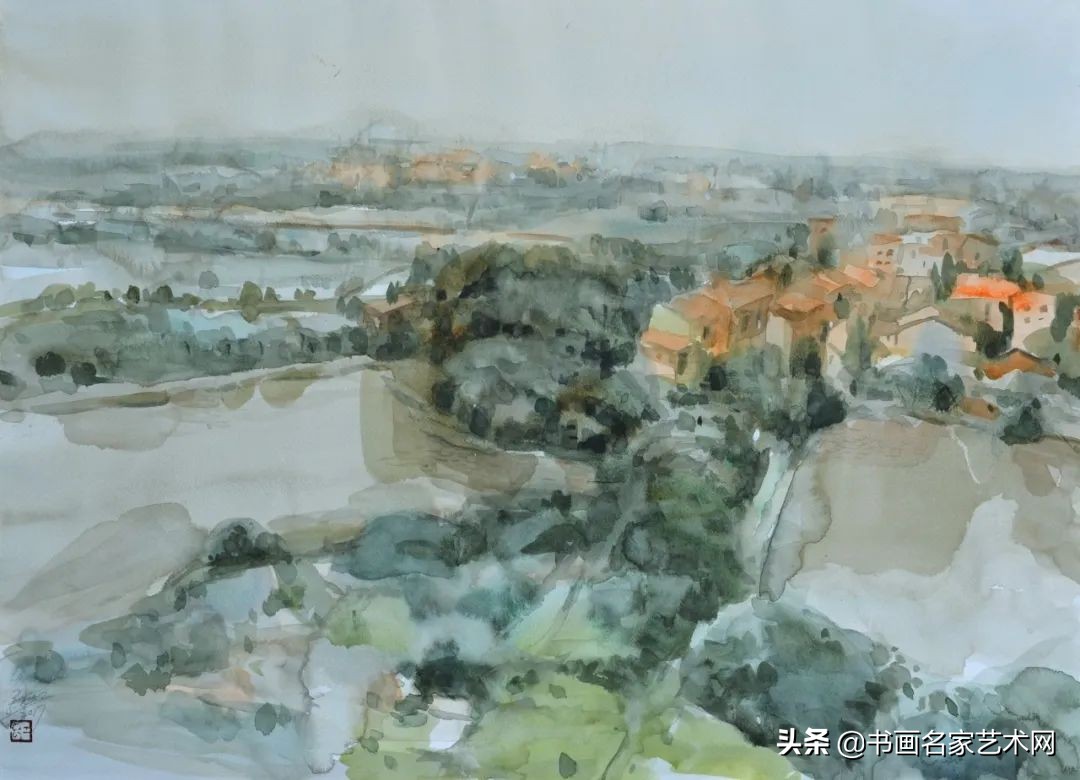 中国张虹,中国艺术水彩画