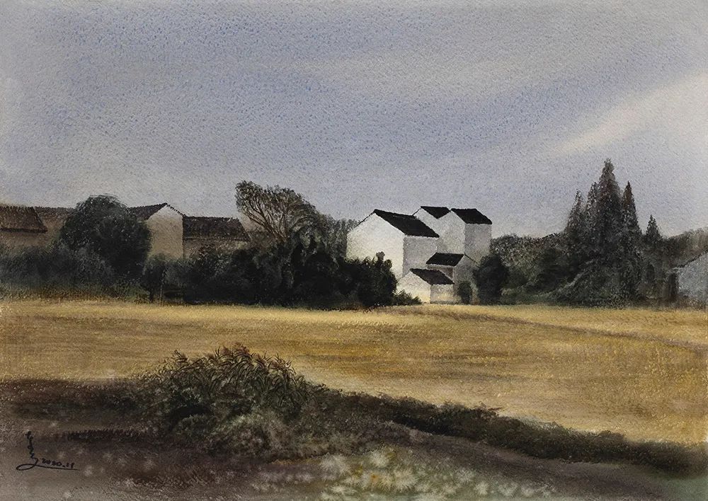 阿文绘画工作室,阿文流体画荷花