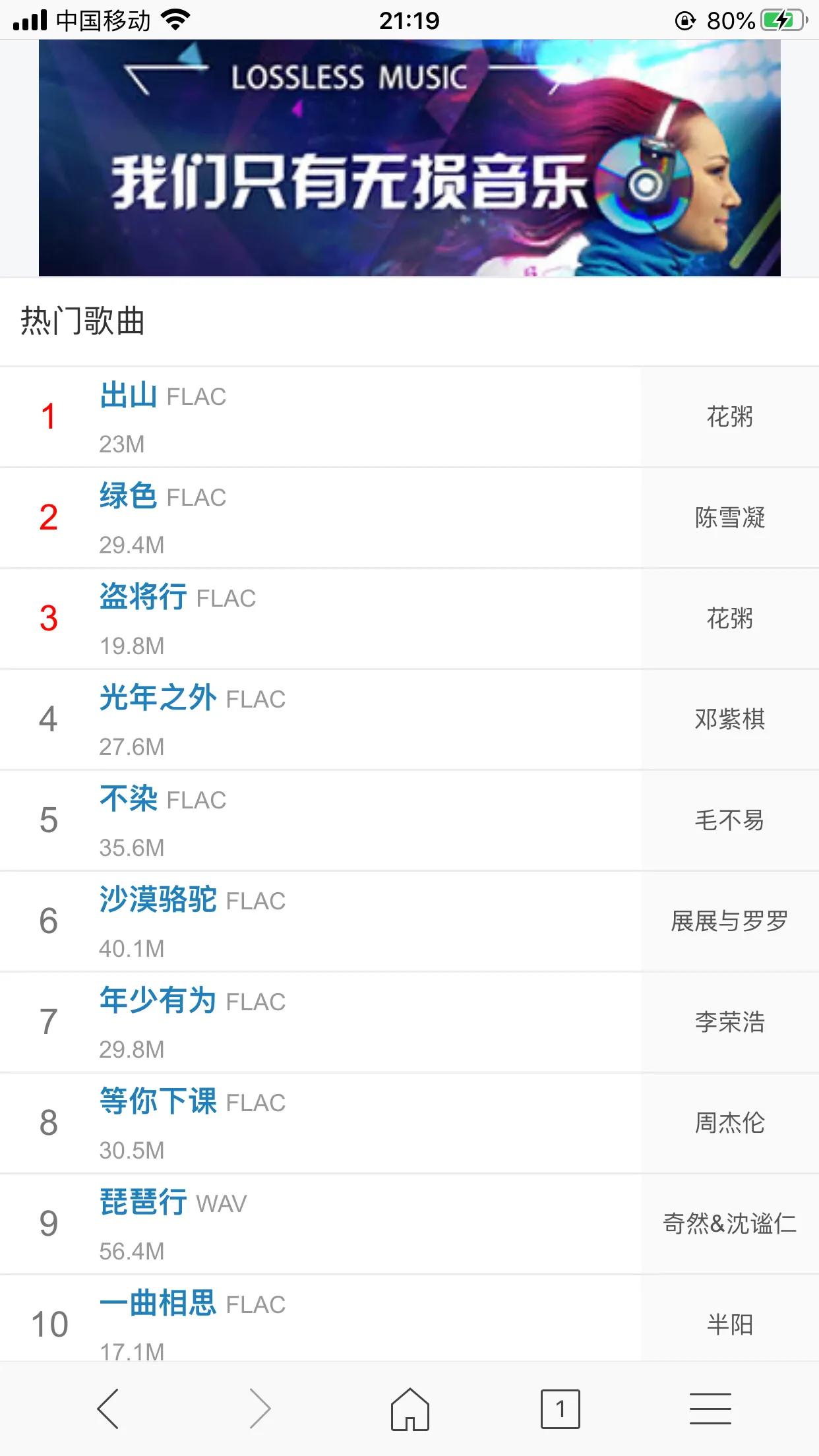 免费无损音乐下歌的网站有哪些,国内五个高品质无损音乐下载网站