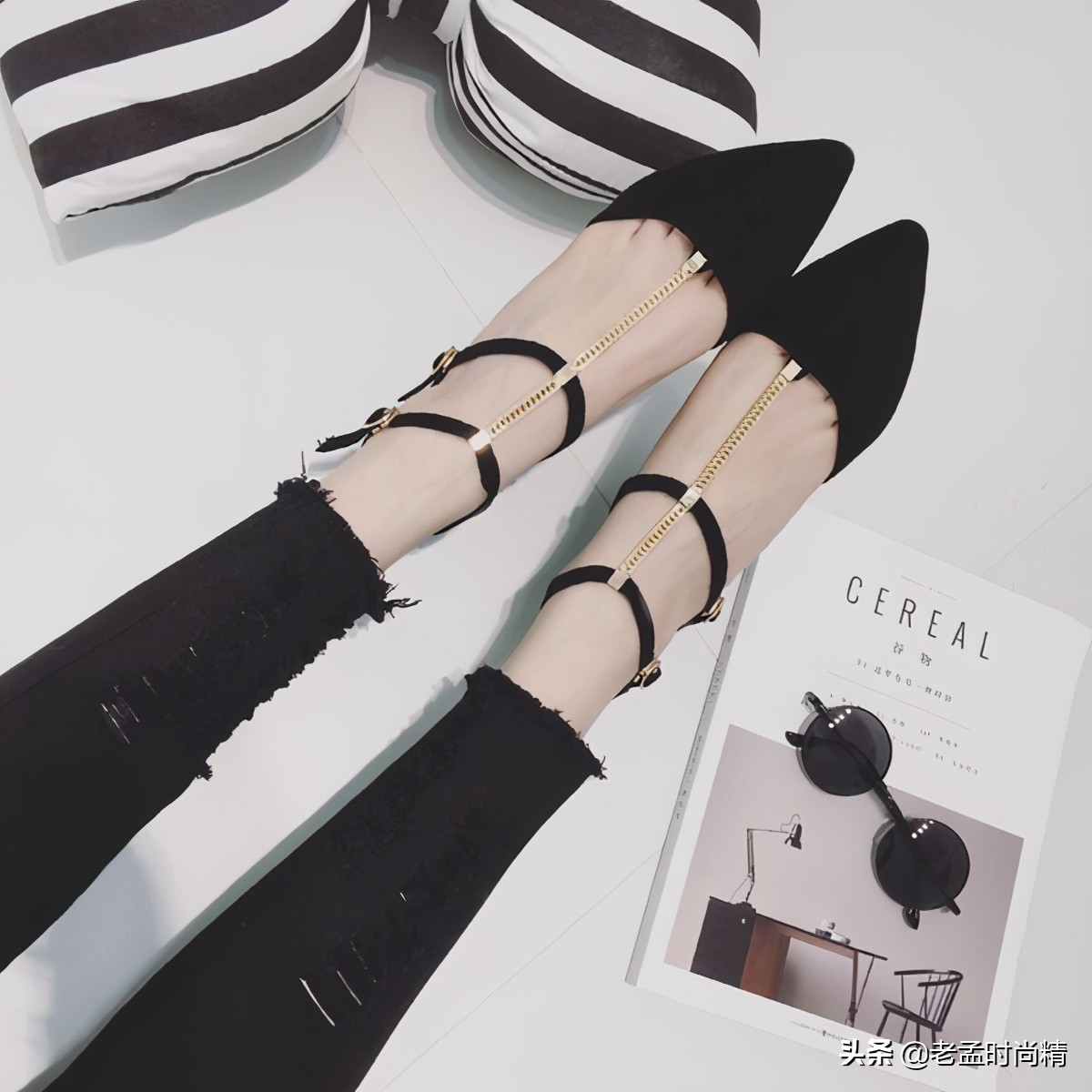 脚大女人显气质的尖头鞋,时尚尖头单鞋尽显优雅女人味