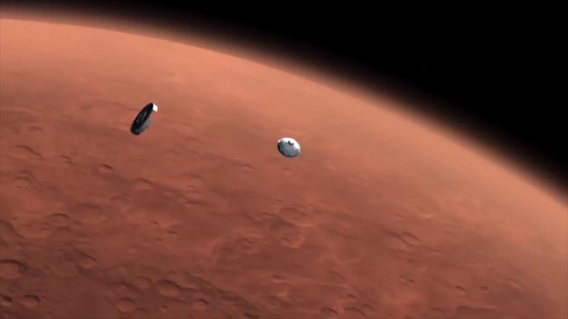 5500万公里外：中国祝融号拍摄的真实火星影像，一片荒凉