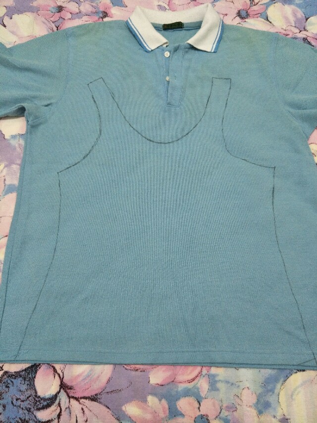 一拆二剪三缝,儿子校服变小背心