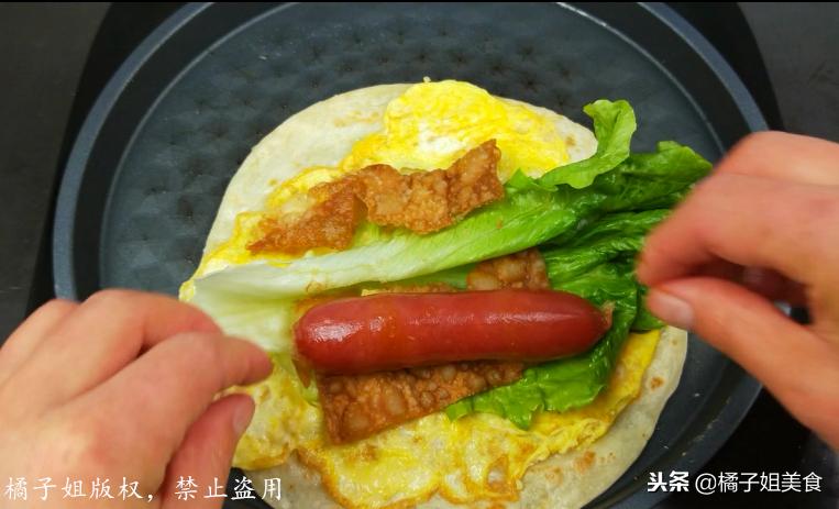 手抓饼制作馋嘴饼,手抓饼做法减肥吃法