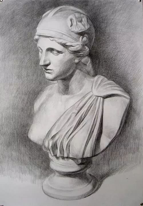 素描石膏像写生方法说课,素描石膏像入门教程