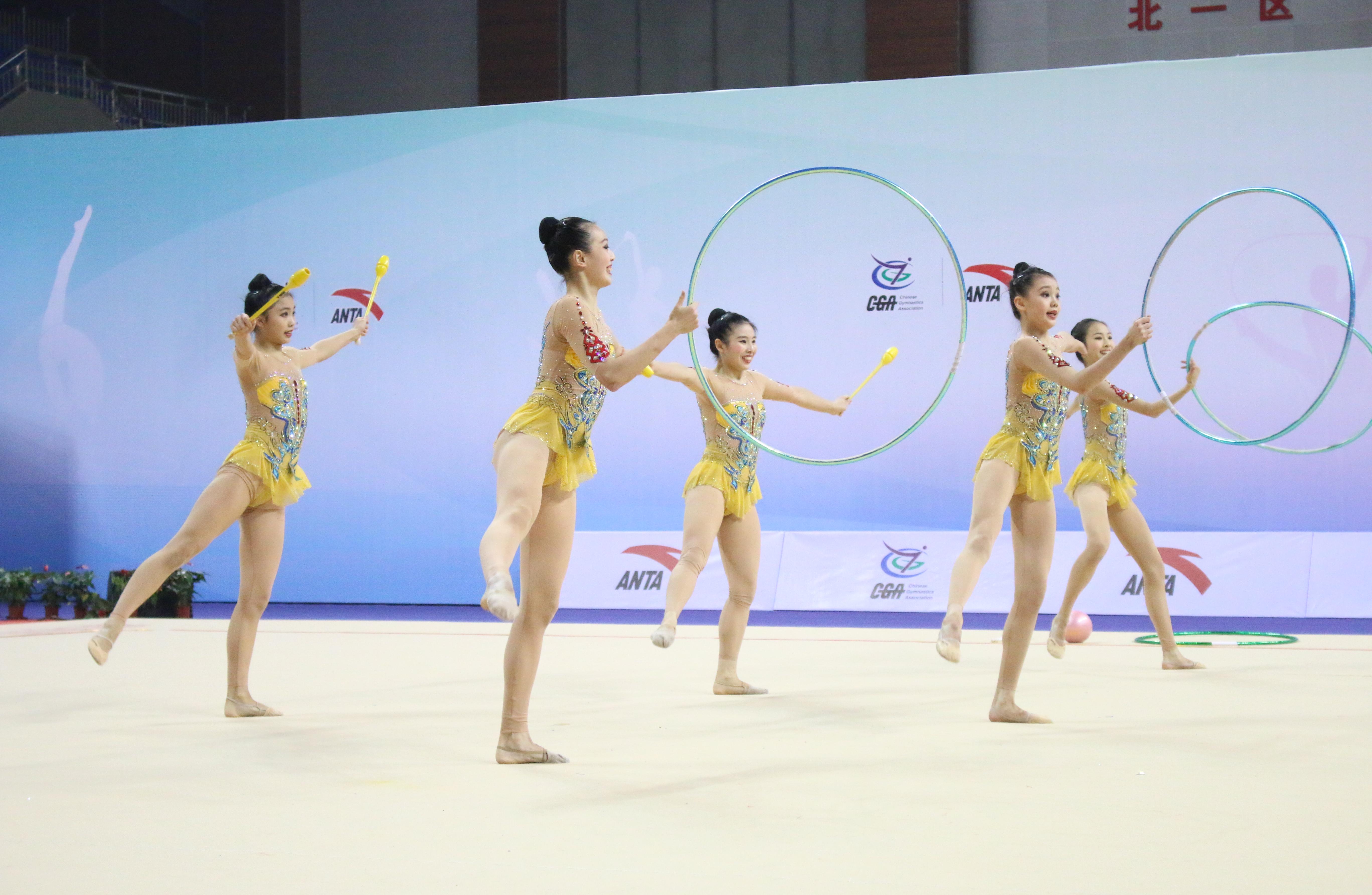 重庆队艺术体操参赛队员,重庆市竞技体操队