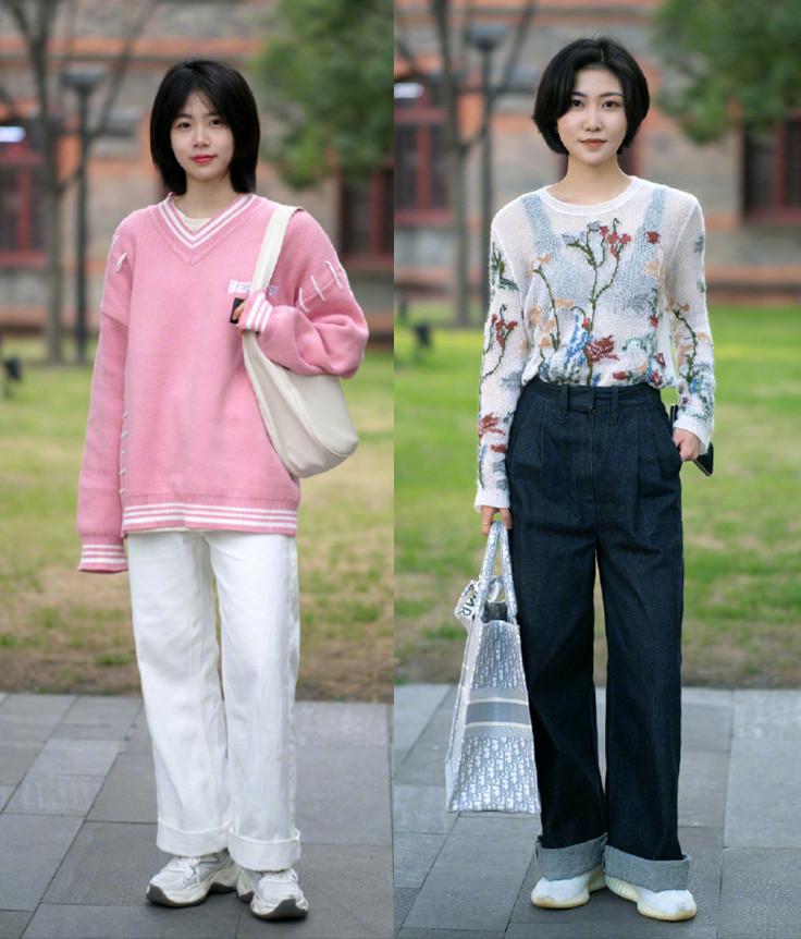 阔腿裤老爹鞋增高,阔腿裤卷边老爹鞋