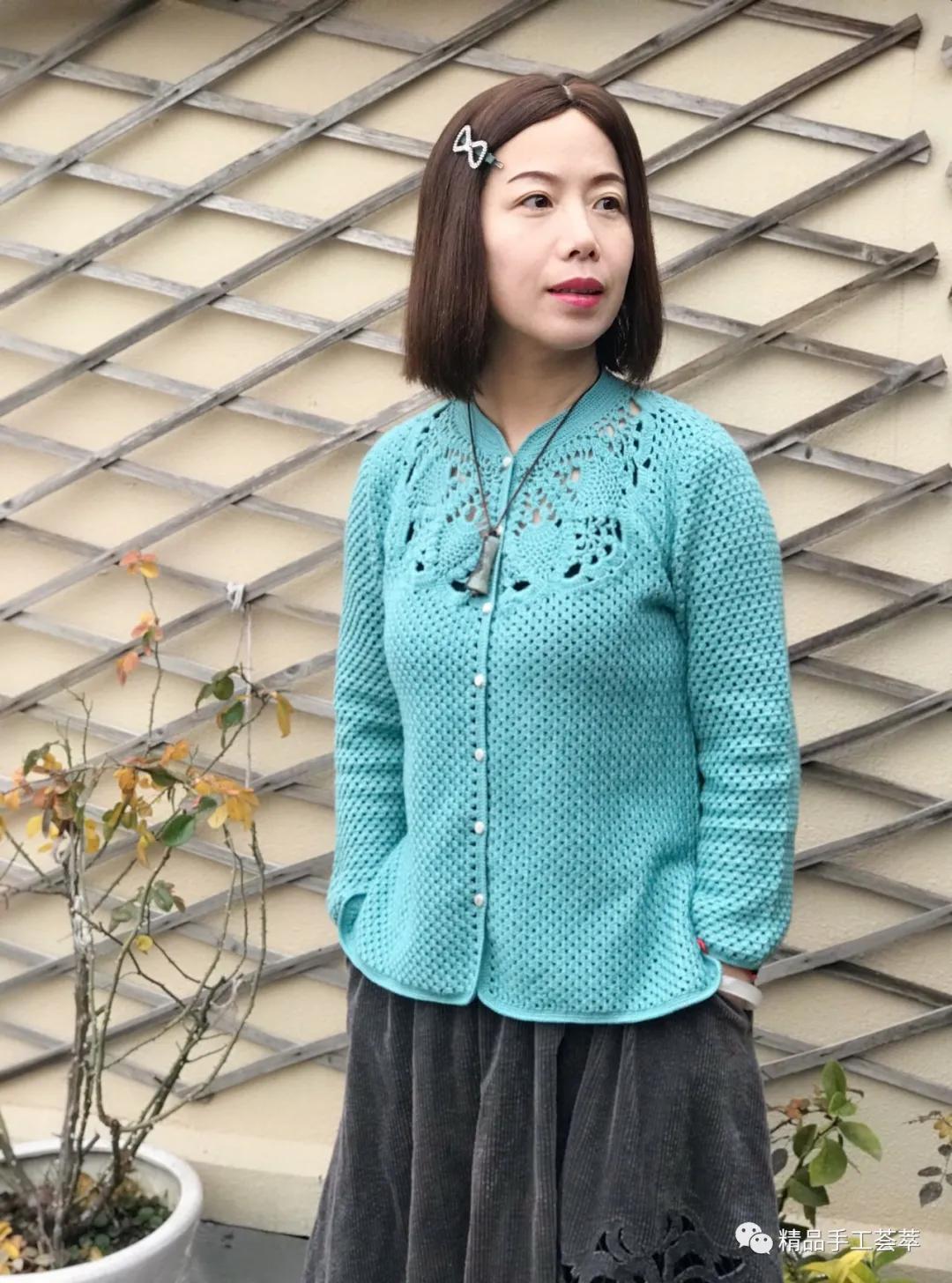 乐织小舍老师的一款中式风格开衫