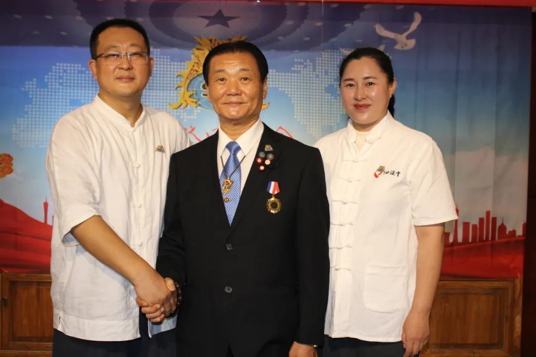 I.A.E.国际学士院总裁苏炳郎博士看望慰问田圣勋教授