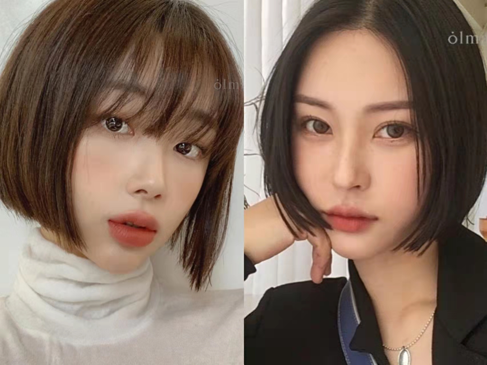 今年最受欢迎的一款短发洋气减龄,适合小脸的短发超级减龄好看