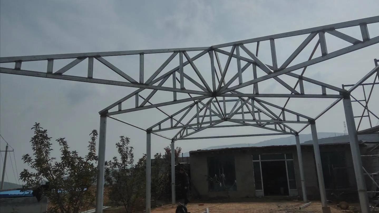 五脊四坡带翘角正确计算方法,五角凉亭制作全过程