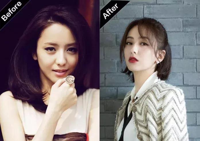 内扣怎么卷短发,一边内扣一边外翘短发