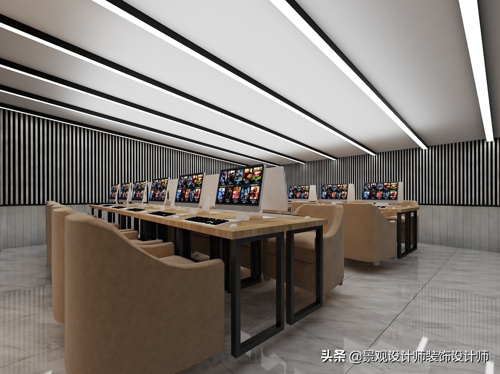 网咖设计效果图,网咖设计图哪找