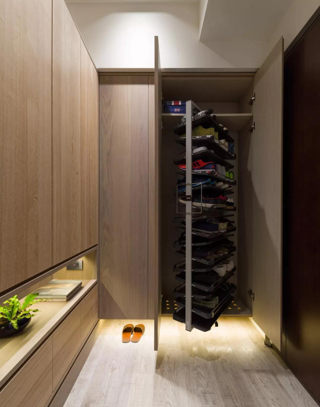 鞋柜最合理又好看的设计方法,入门鞋柜怎么设计最实用