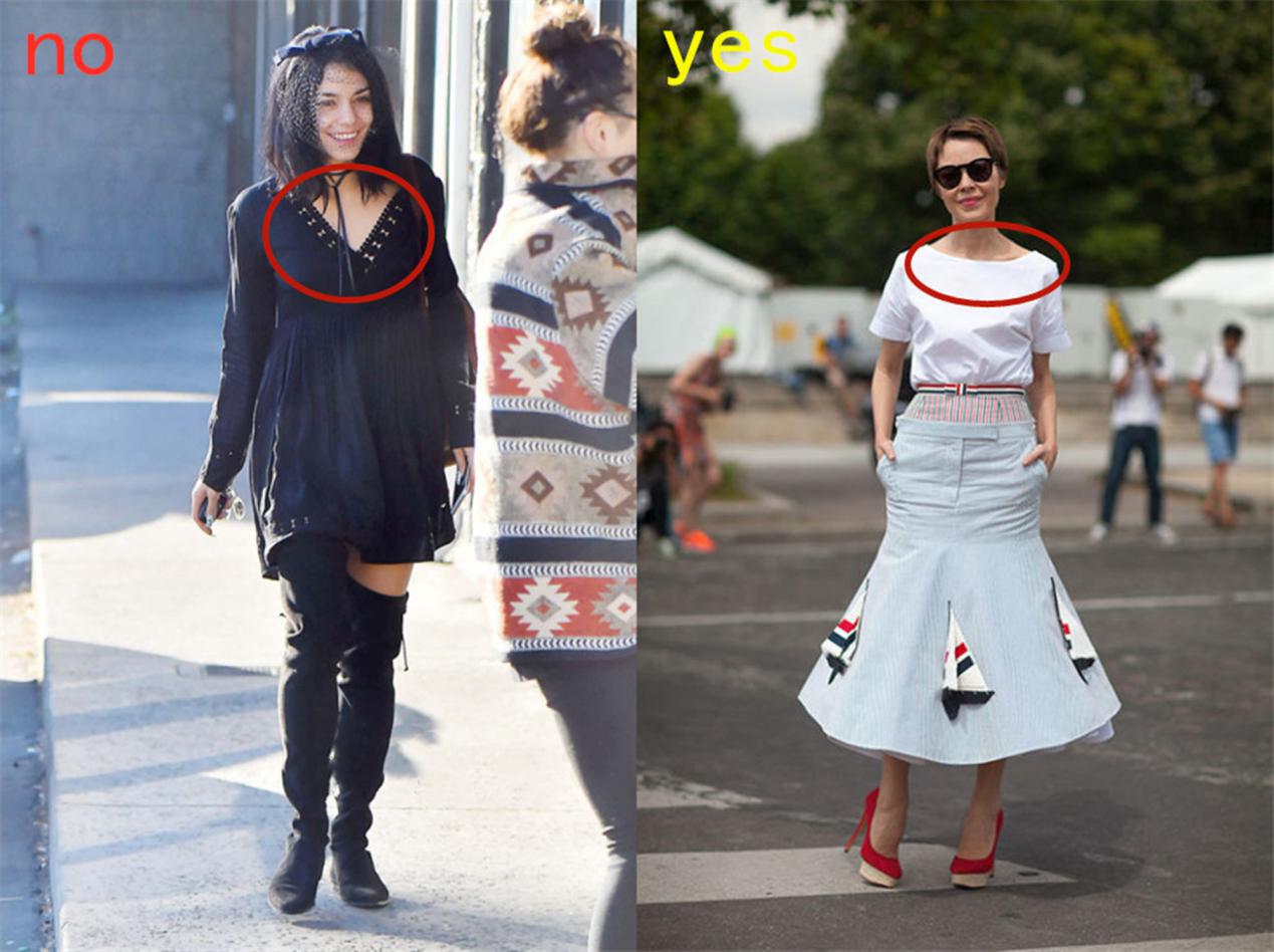 不同脸型与衣领的搭配,不同脸型穿什么衣服的领子