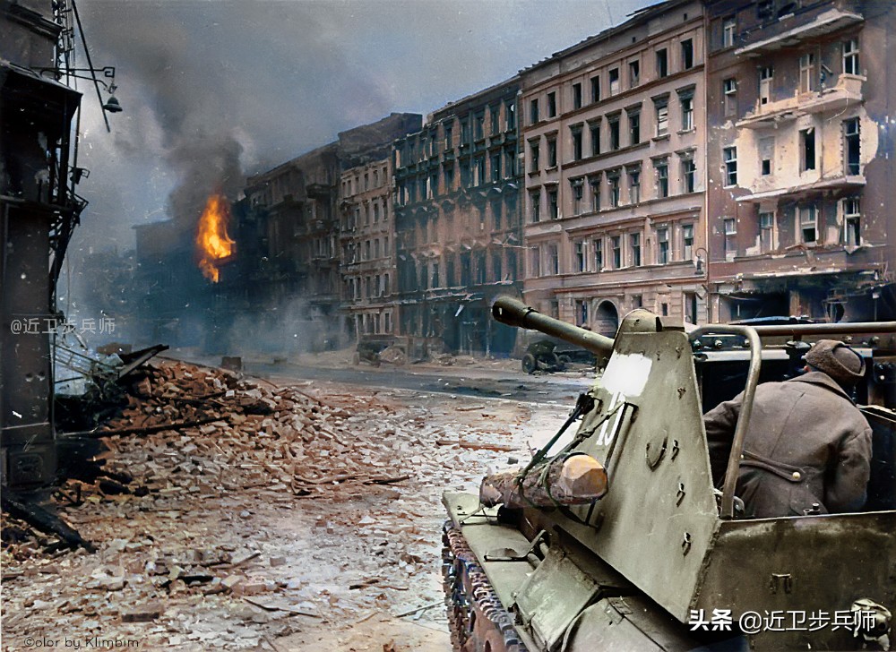 苏军重炮柏林,用高射炮反击苏军