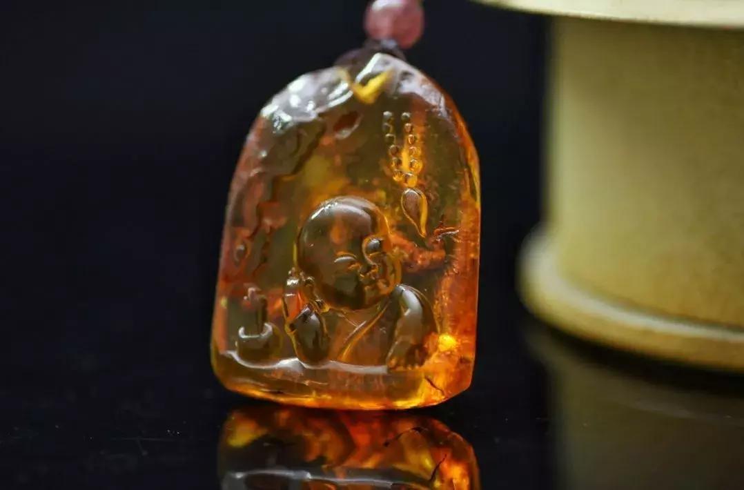 蜜蜡108颗怎么辨别真假,蜜蜡佛头三通真假鉴别最快