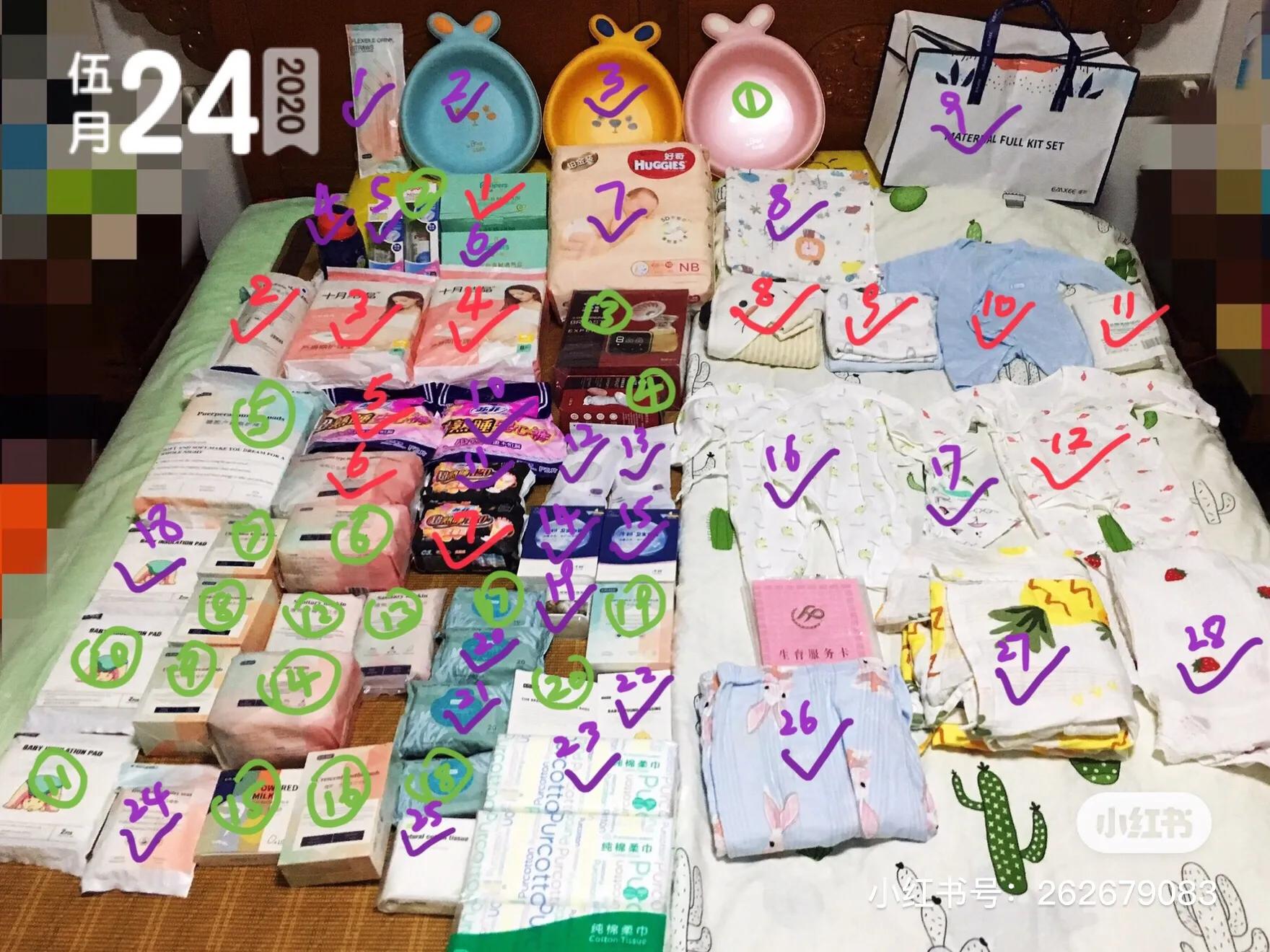 预产期4-5月份待产包清单,28天到预产期待产包准备什么