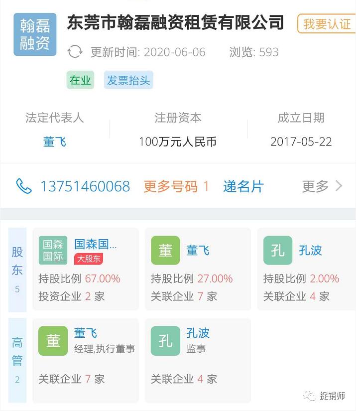 买车还是长租车收益率100%的广东名悦集团董车长经营模式风险极高