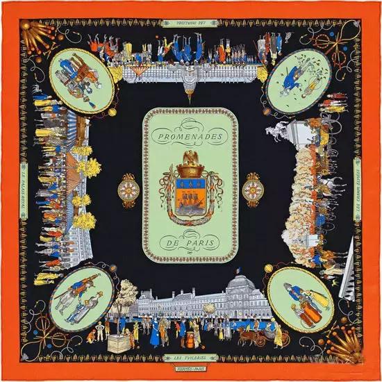 爱马仕丝巾-图案漂亮，故事更精彩