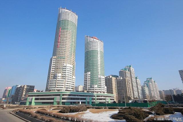 朝鲜摩天大楼,朝鲜高楼的视频