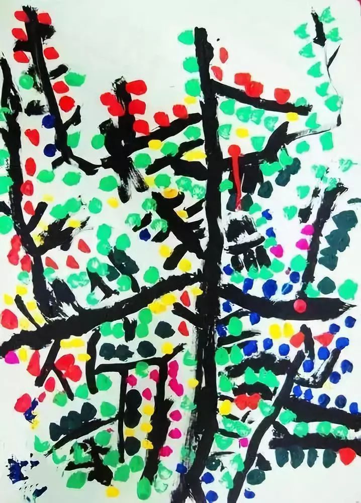 印染手工制作,印染拓印画