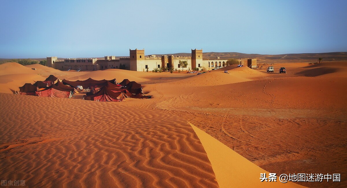 世界上最干旱的沙漠七年没下雨,世界第一大沙漠和第十大沙漠