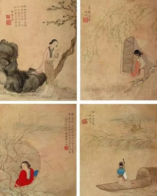 能懂他的，只有画中这些美人儿