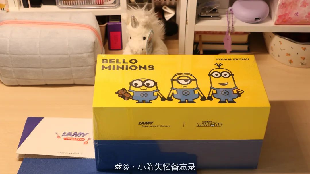 环球影城小黄人限定钢笔,环球影城联名款小黄人钢笔