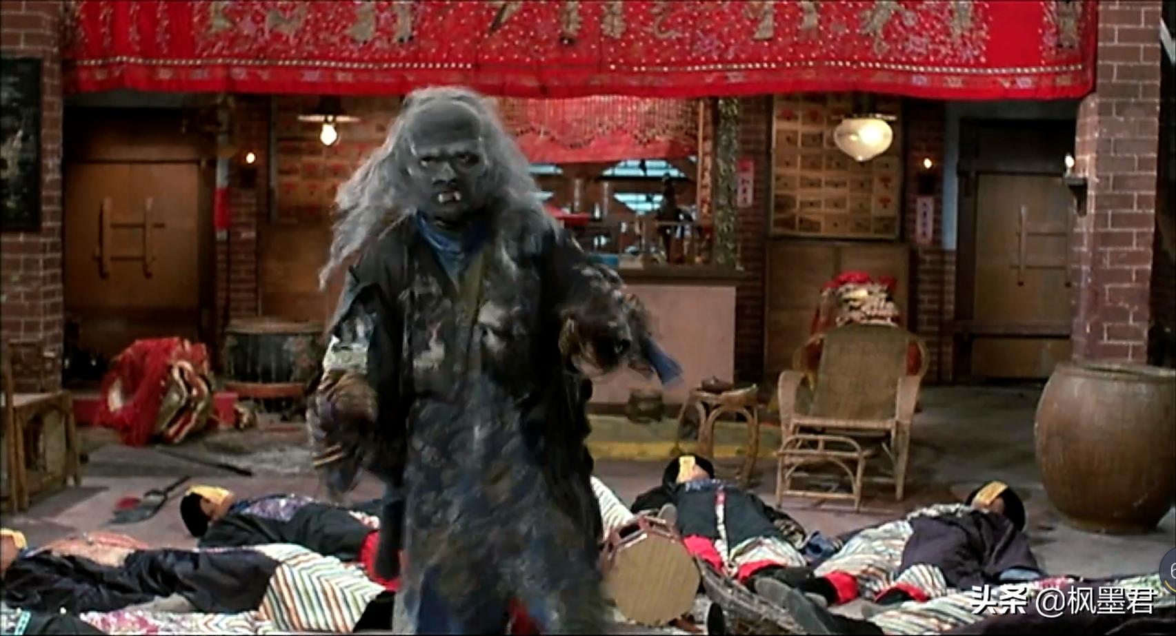 僵尸先生2林正英版最恐怖的僵尸,僵尸先生林正英扮演僵尸