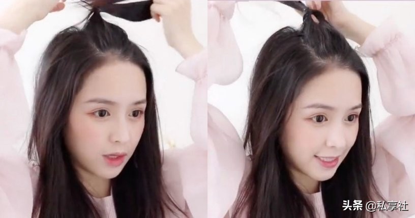 细软发高马尾辫子扎法,怎么绑出慵懒高马尾直发