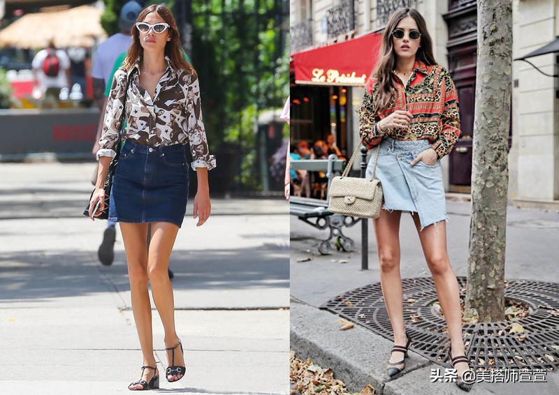 夏天百搭牛仔短裙气质款,时尚减龄牛仔短裙