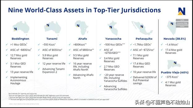 纽蒙特黄金公司,全球第一大黄金公司