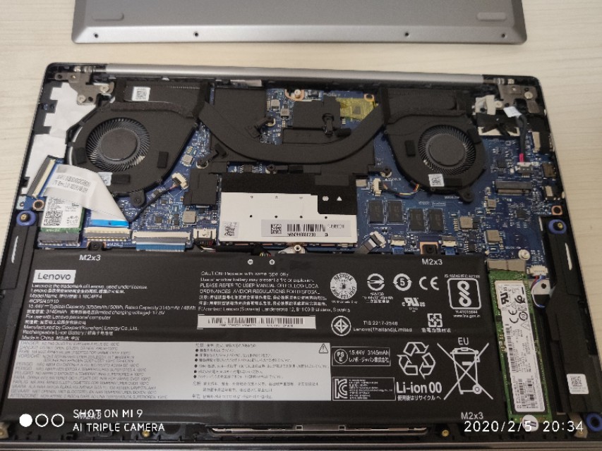 联想小新air更换固态硬盘教程,联想小新15air2020扩容