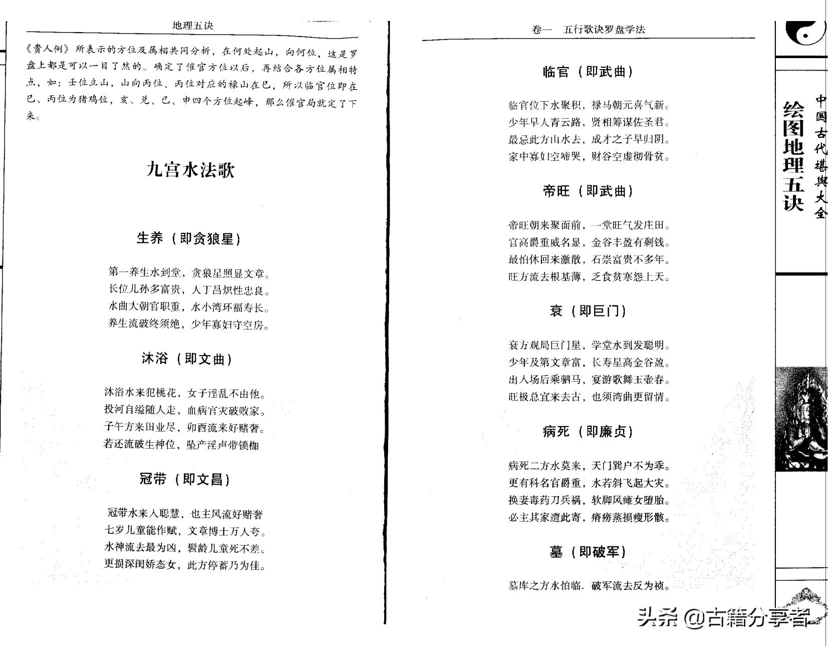 阴宅风水地理五诀图详解,地理五诀是阳宅书还是阴宅书