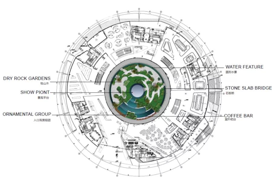 太平鸟时尚中心景观设计,自由的鸟巢