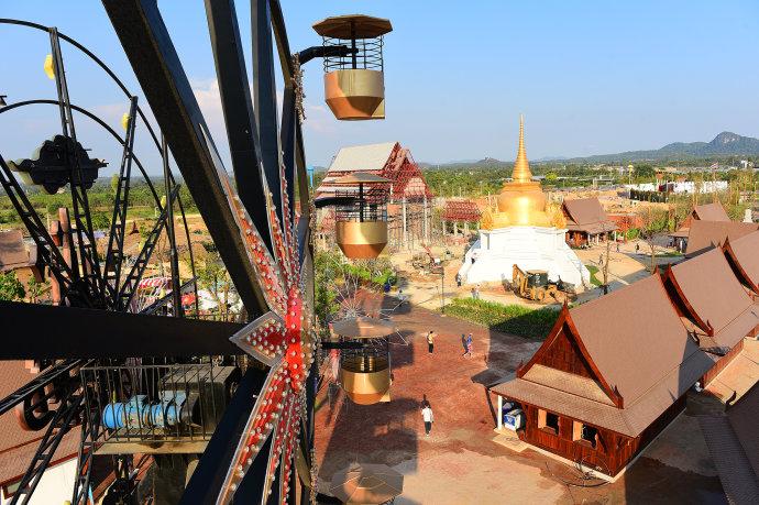 泰国暹罗古城打卡,超过半数中国游客前往泰国