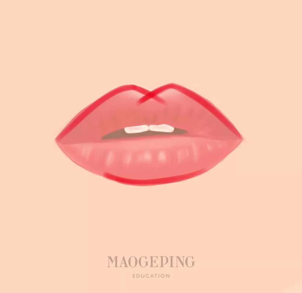 你不知道的几种口红画法,买了很多不适合的口红