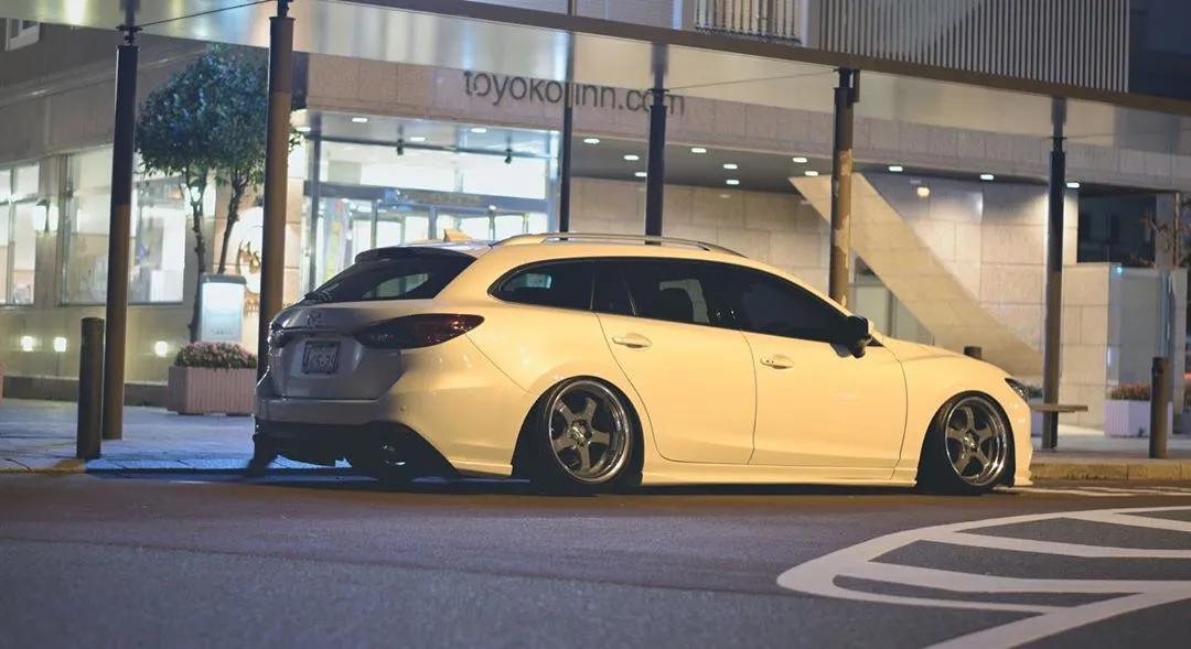 阿特兹轮毂改装案例,马自达阿特兹改装案例