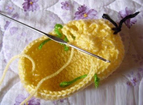 红姐爱编织0-6个月宝宝鞋钩织教程,唯美手工坊系带鞋钩织完整教程