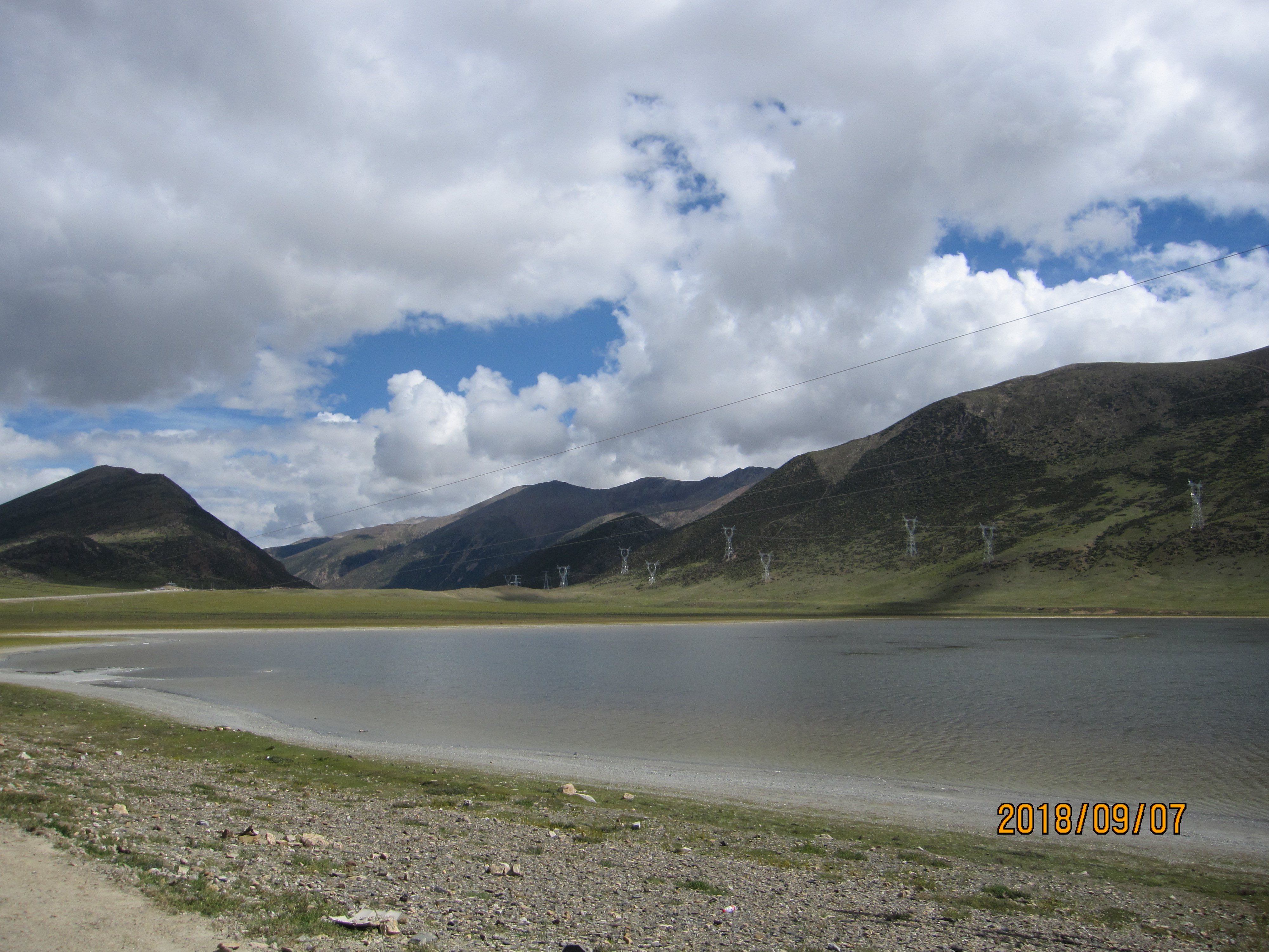 西藏第八天雪山下的然乌湖,从安徽到来西藏古冰川旅游攻略