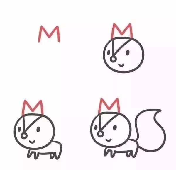 简笔画动漫人物零基础教学,幼儿简笔画入门零基础教程