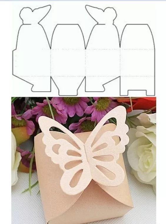 diy礼品盒花,大号礼品盒diy图案